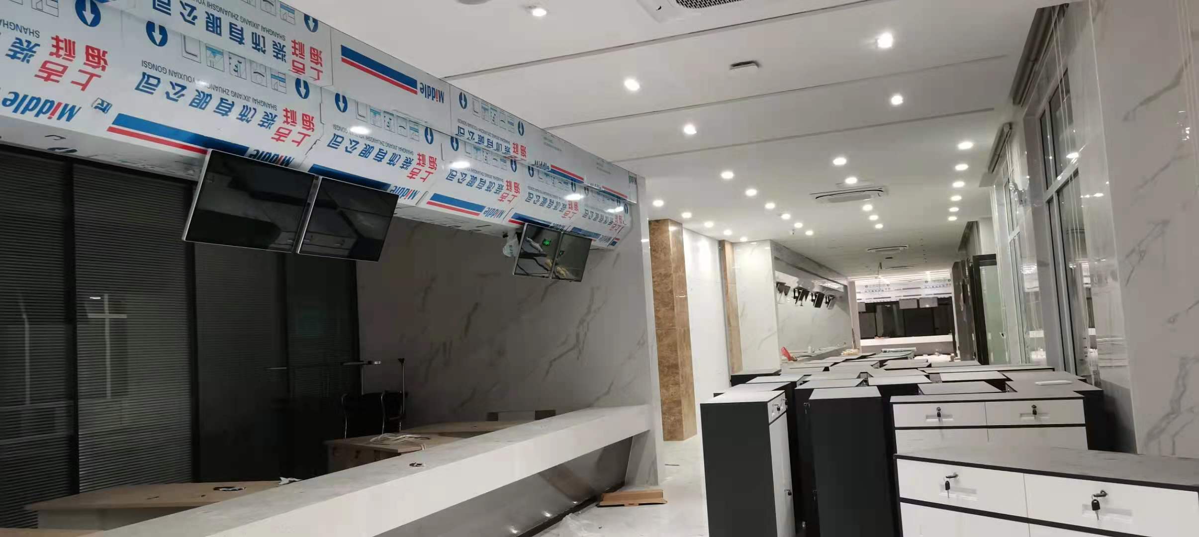 锡北镇办事大厅叫号显示广告机