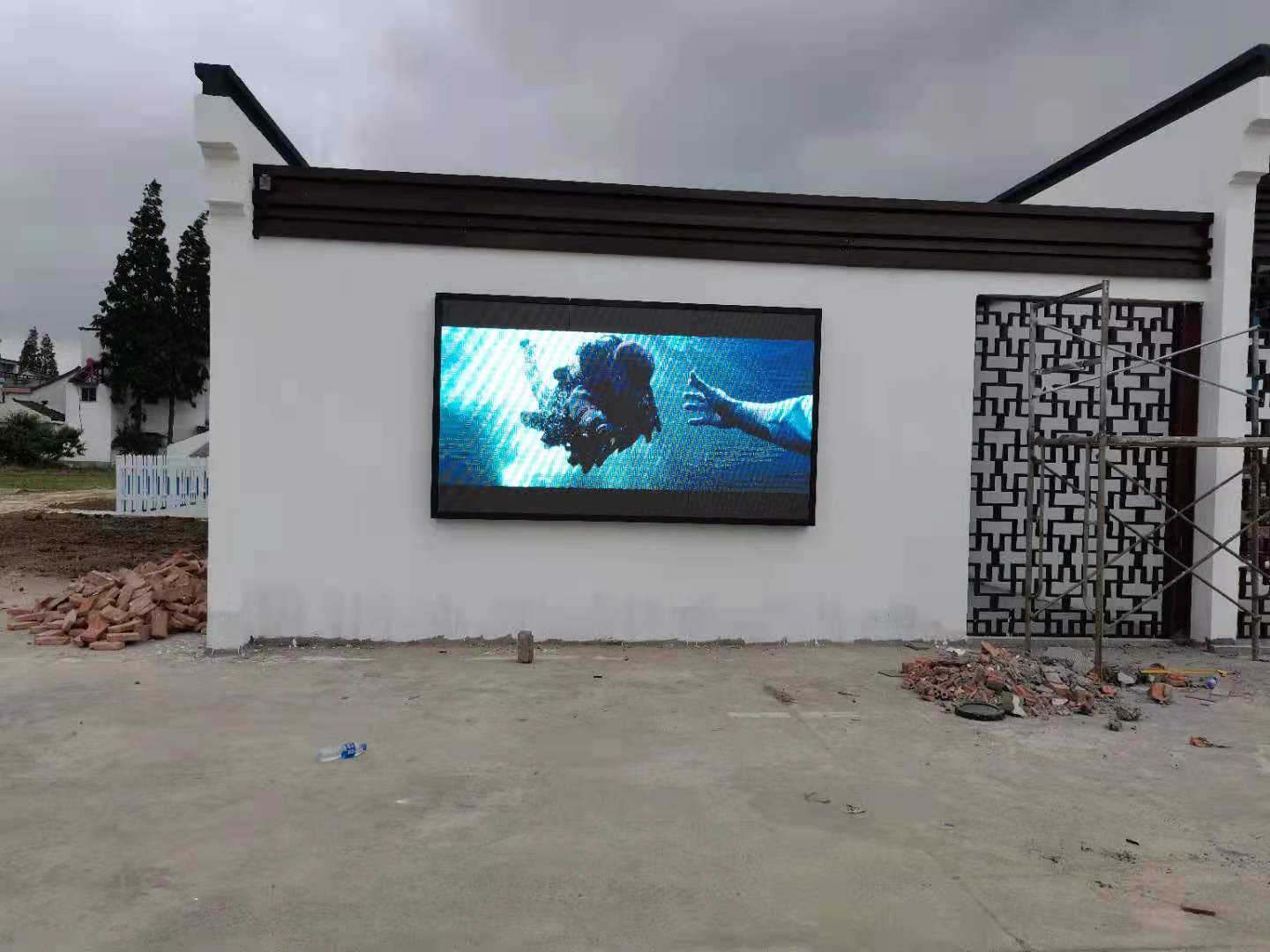 无锡某农业合作社户外P4-LED屏