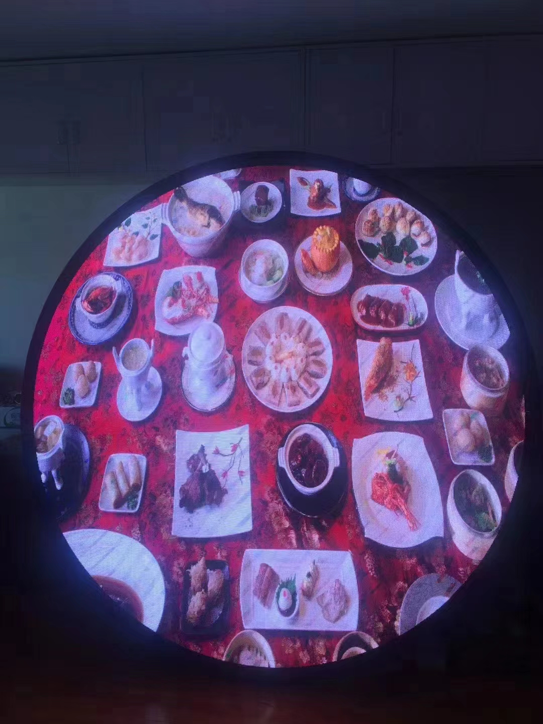 异形屏_圆形屏定制案例